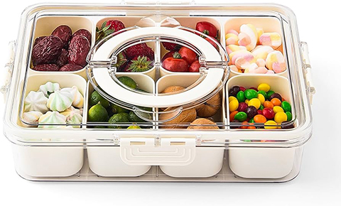 8 Bölmeli Saplı Saklama Kabı