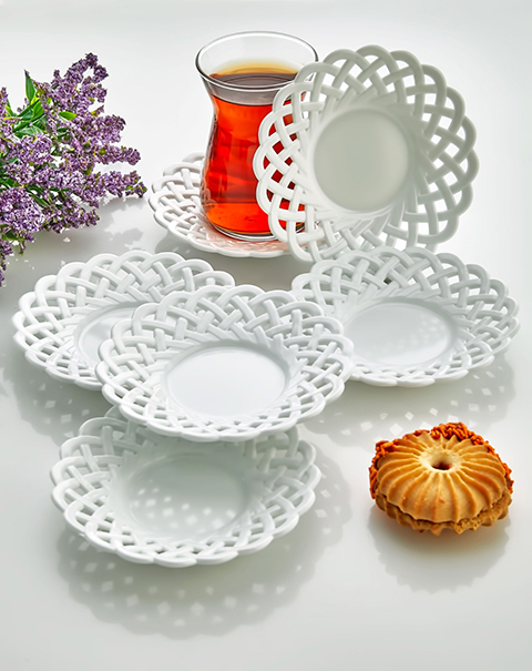 Çay Tabağı 6 Adet / Set