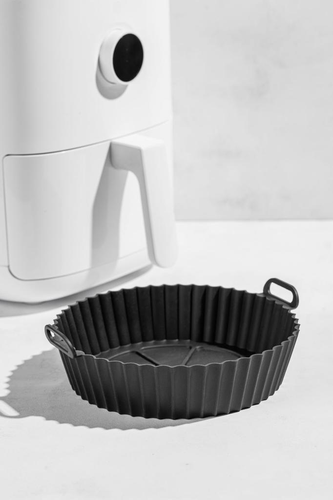 Yuvarlak Silikon Airfryer Pişirme Kabı