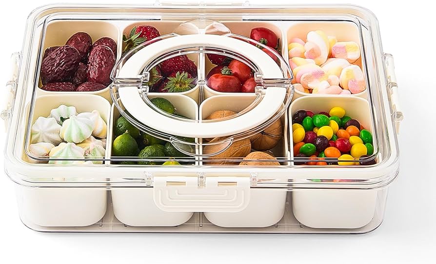 8 Bölmeli Saplı Saklama Kabı