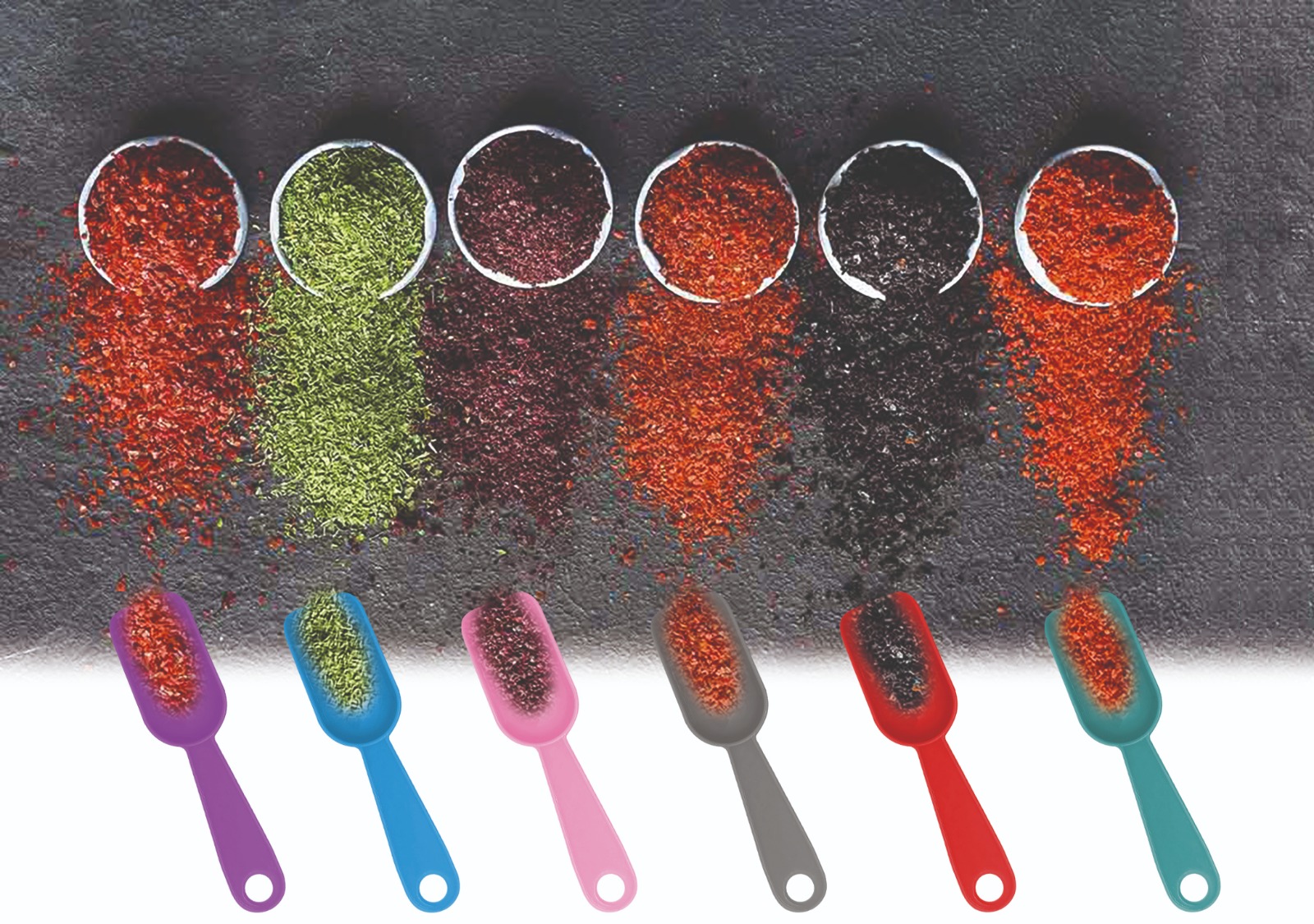 Baharat Kaşığı 6 Adet/Set 35 Set Display Kutuda (Kolide 6 Display)